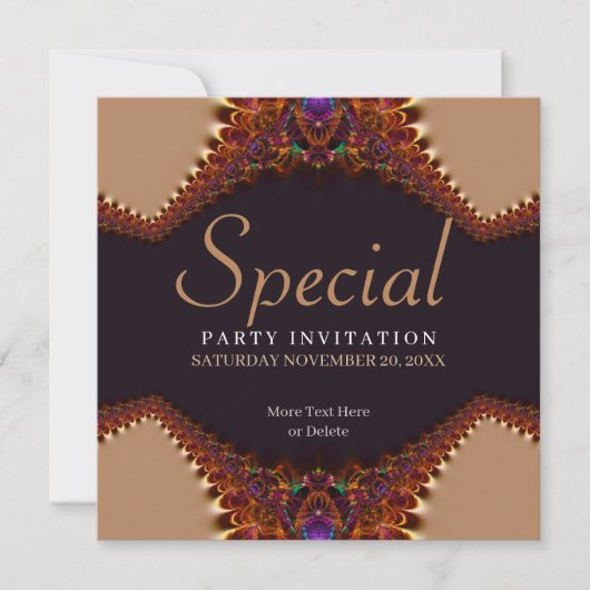 Invitation spéciale EarthTribe pour une occasion s (Devant)