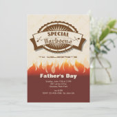 Invitation spéciale Fête des pères Barbecue (Debout devant)