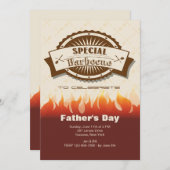Invitation spéciale Fête des pères Barbecue (Devant / Derrière)