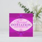 Invitation spéciale Filles Rose Chaud et Violet (Debout devant)