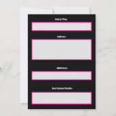 Invitation spéciale pour chien carlin (Dos)
