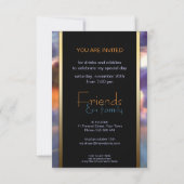 Invitation spéciale pour une fête de nouveaux débu (Dos)