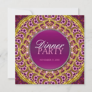 Invitation spéciale pour une soirée exotique orien