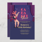 Invitation Spectacle cabaret (Devant / Derrière)