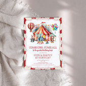 Invitation Spectacle de Cirque Carnaval à petit budget & Anim