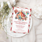 Invitation Spectacle de Cirque Carnaval à petit budget & Anim