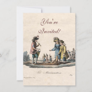 Invitation Spectacle de danse de marionnettes antiques pour e