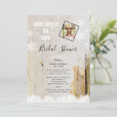 Invitation Spectacle de fumée dans la Fête des mariées photo  (Debout devant)