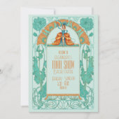 Invitation Spectacle final de la mariée Showgirl Bachelorette (Devant)