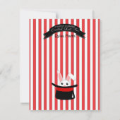 Invitation Spectacle magique (Dos)