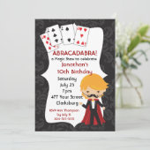 Invitation Spectacle magique (Debout devant)