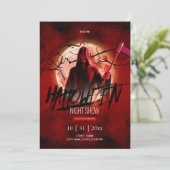 Invitation Spectacle nocturne d'Halloween (Debout devant)