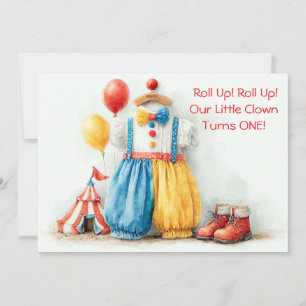 Invitation Spectacle pour le 1er anniversaire de Petit Clown