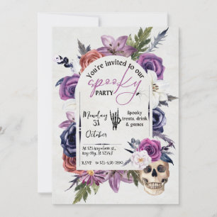 Invitation Spectaculaire éffrayant - Rejoignez-nous si vous o