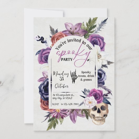 Invitation Spectaculaire Fantomatique - Rejoignez-nous si vou (Devant)