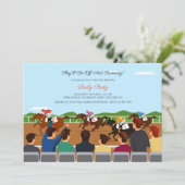 Invitation Spectateurs de courses hippiques (Debout devant)