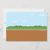 Invitation Spectateurs de courses hippiques (Dos)