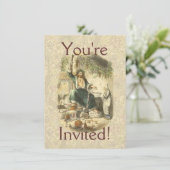 Invitation Spectre de Noël Présent Scrooge (Debout devant)