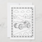 Invitation Speed Race Car Kids Birthday (Dos)