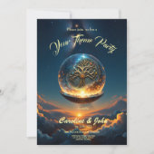 Invitation Sphère de Vie – L'Arbre du Monde Doré. (Devant)