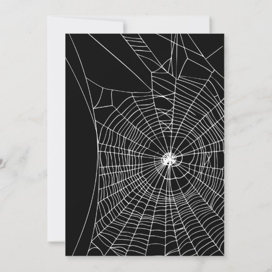 Invitation Spider Come Hang Halloween Party (Dos)