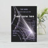 Invitation Spider Web (Debout devant)