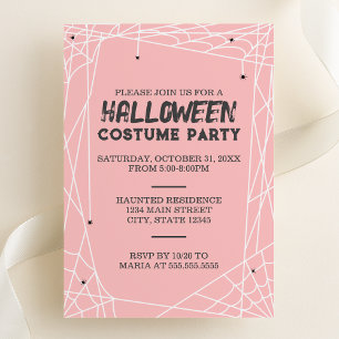 Invitation Spiderweb Halloween