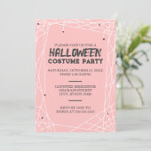 Invitation Spiderweb Halloween (Debout devant)