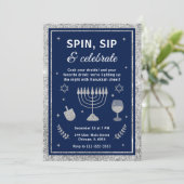 Invitation Spin, Sip & Celebrate Hanukkah Party (Debout devant)