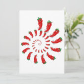 Invitation Spirale de Pepper Diva Rouge (Debout devant)