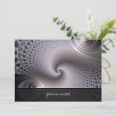 Invitation Spirales sans fin - Art Fractal (Debout devant)
