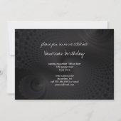 Invitation Spirales sans fin - Art Fractal (Dos)