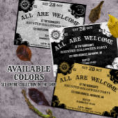 Invitation Spirit Board Gothique Éffrayant Witchy Halloween P