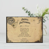 Invitation Spirit Board Halloween Halloween Party (Debout devant)
