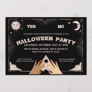 Invitation Spirit Board Halloween Party
