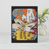 Invitation ‘Spirit Board Whispers’ Painting on a Small-Scale  (Debout devant)