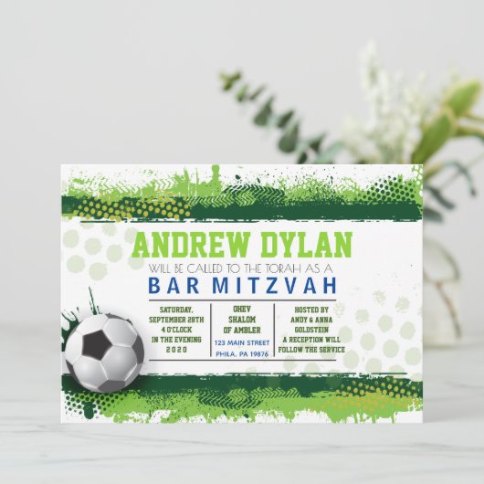 Invitation SPLASH Bar Mitzvah (Debout devant)