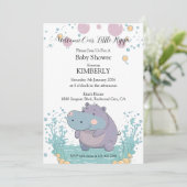 Invitation Splash of Joy, Little Hippo (Debout devant)