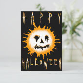 Invitation splatolanus d'halloween heureux (Debout devant)