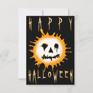 Invitation splatolanus d'halloween heureux