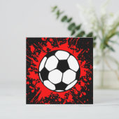 Invitation splatz de football (Debout devant)