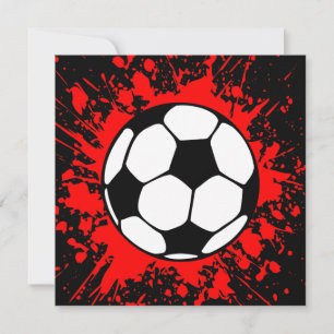 Invitation splatz de football