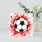 Invitation splatz de football (Debout devant)