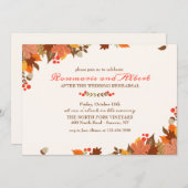 Invitation Splendeur d'automne (Devant / Derrière)