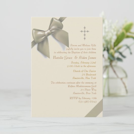 Invitation splendide d'arc (Debout devant)