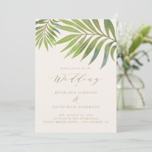 Invitation Splendide Mariage été (Debout devant)