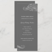 Invitation Splendides rouleaux Invitati pour les entreprises  (Devant / Derrière)