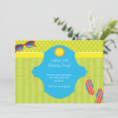 Invitation Splish Splash (Debout devant)