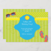 Invitation Splish Splash (Devant / Derrière)