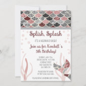 Invitation Splish, Splash, c'est une fête d'anniversaire Bash (Devant)